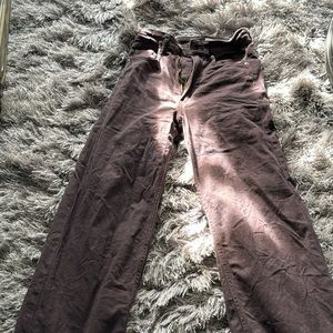 Brown Wide-leg H&M Pants